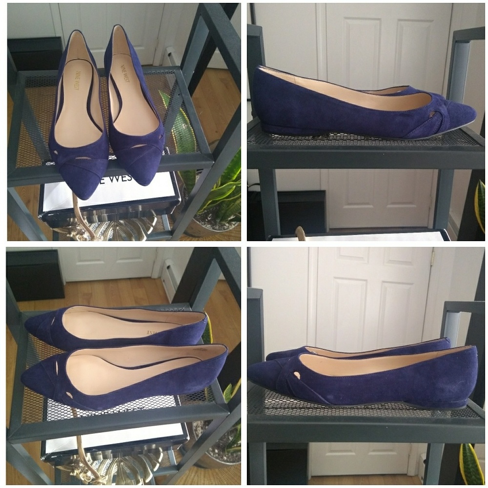 👠 Nine West Pointed Flats - New With Box